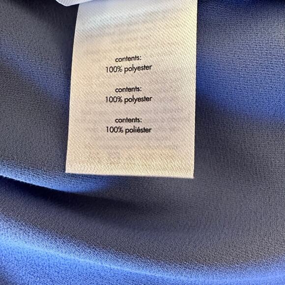 weworewhat cowl midi dress satin charmeuse 0cv slate blue size 0 - Picture 12 of 13